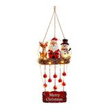 Christmas Wind Chimes for Outside with LED, Outdoor Hangings Christmas Decorations, V1192-AZ-W-35158