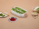 10 Pack 10cm Stainless Steel Dipping Dishes, Reusable Sauce Appetizer Plates for Camping, Silver V1188-MS-721-293