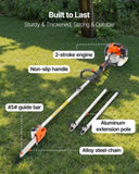 Gas Pole Saw, 43CC 2 Stroke Gas Powered Pole Saws 25.4 cm Cutting Bar, Cordless Tree Trimmer V952-ECCYJCS10INCBN4B0002V0