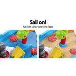 Keezi Kids Sandpit Pretend Play Set Outdoor Toys Water Table Activity Play Set PLAY-MARINE-BU