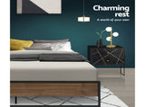 Artiss Bed Frame Metal Bed Frame Bed Base OSLO - Double MBED-C-OSLO-D-BK