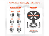 21-in-1 Bearing Puller Set, 21 PCS 3-Jaw Hook Puller for Internal External Bearings and Bearing V952-WYXZSLBQ21JTVSL1A001V0
