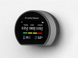 Air Quality Monitor Indoor Accurate Air Tester Detector CO2 HCHO TVOC Temperature Humidity Alarm V1192-AZ-W-23403