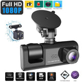 Hd Night Vision Car Driving Recorder With 3 Lenses PRL-4416PRC
