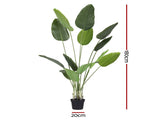 Artiss 180cm Artificial Bird of Paradise Plant Lifelike Textured Leaves Wipe-Clean Indoor Home Decor AP-TREE-BIRD-180
