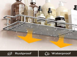 Storage rack for the bathroom, shower and kitchen - uses traceable transparent glue - no drilling V1259-DP01-BO-432