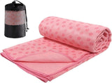 Non Slip Microfiber Yoga Mat Towel With Mesh Carry Bag Quick Dry Sweat Absorbent For Hot Yoga V1237-ZY-807-128