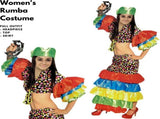 Womens FLAMENCO DANCER COSTUME Spanish Fancy Dress RUMBA Rio Carnival V563-12780