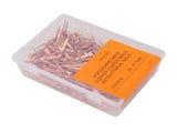 250Pcs Horseshoe Nails Copper Plated Rustproof Equestrian Riding Equipment Pet Supplies 47.5mm E4 V1294-YM0706-3111230194812