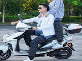 Winter Motorcycle Thermal Knee Guards with Zipper, Windproof Thicken Fleece Lined Leg Warmer V1192-AZ-W-17829