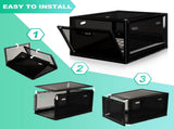 Lockable Medicine Box with Combination Code, BPA-Free Locking Storage Box for Medications Snacks V1237-ZY00B0DFXLLZG5