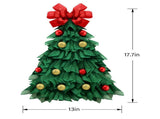Christmas Wreath Handmade Xmas Tree Wreath Holiday Farmhouse Ornament Wreaths Decorations for Home V1294-YM0714-10312871