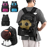 Pink And Black Large Capacity Sports Backpack, Waterproof Basketball & Soccer Bag, Separate Shoe V888-ELOSUNG13419