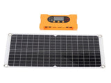 17W Solar Panel with Controller 10A Monocrystalline Silicon QC3.0 Fast Charging Solar Panel Charger V1294-YM0901-3111250057611