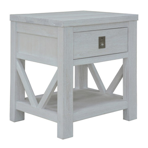 Myer Bedside Tables Storage Cabinet Shelf Side End Table White Wash V315-VOB-ATLA-04