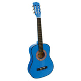 Karrera 34in Acoustic Childrens Wooden Guitar - Blue NC-34-BLS
