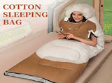 Extra Wide Mummy Sleeping Bag - 3 Season Warm & Cold Weather, Waterproof, Lightweight V888-ELOSUNG10047