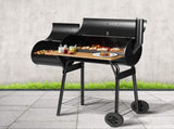 Grillz BBQ Grill 2-In-1 Offset Charcoal Smoker BBQ-SMOKER-OFFSET