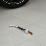2-Pack Tire Inflator Pressure Gauge with Quick Connect Plug and Locking Air Chuck for Car, Bike, V1370-AZ4-21773