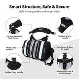 JUMAHE Dog Backpack Harness, Adjustable Dog Saddle Bag with Reflective Strips, Waterproof Oxford Pet V1188-MS-909-009
