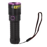 Y48 365nm Ultraviolet Flashlight Rechargeable Black Light Flashlight for Resin Curing Currency V1294-YM0626-3119220183011