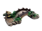Tree Fish Tank Decoration, Resin Arch Bridge Pavilion Tree Aquarium Garden Decor Fish Tank Landscape V1370-AZ4-05737