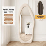 1.7m Standing Maiden Mirror Full Length Aesthetic Full Size Floor Mirror Bedroom Creative Modern V255-FBMI-CL-PWH_170