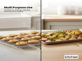 Kitchee 40.5x30.5cm Oven Baking Tray Cooling Rack 4 Piece Stainless Steel Set V238-SUPDZ-42208860667984