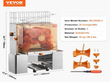 Commercial Orange Juicer Machine, 120W Automatic Juice Extractor, Stainless Steel Orange Squeezer V952-TSZDJLCZJBZDVGFHDV3