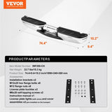 Rear Step Bumper Steel Bumper for 1999-2007-Ford F250/Ford F350 Super Duty V952-FTK19992007F4UPAOV9