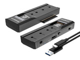 Simplecom SA536 USB to M.2 and SATA 2-IN-1 Adapter for 2.5"/3.5" HDD & NVMe/SATA M.2 SSD with Power V28-SA536