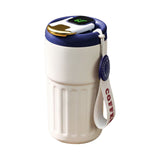 Clearance Back to School Supplies! JWDX Portable Smart Thermos Cup 04 Matte White Blue, for V1189-LWWAL-20260325-03135
