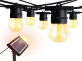 29FT Solar String Lights Outdoor Waterproof Christmas Party Garden Decor V1282-S14-2910-SS-2W
