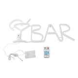 BAR Letters Shaped LED Neon Light Shop Signs Light for Party Bar Home DecorPink V1294-YM0901-3119200027013