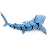 2.4G Remote Control Shark Toy RC Simulation Shark for Swimming Pool Blue V1263-JX-7293-1