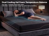 Giselle Double Cooling Memory Foam Mattress Medium Firm with Gel Comfort 30cm FOAM-C-MFM-H030-D