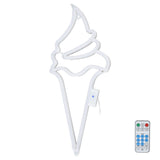 Ice Cream Shaped Neon Light LED Sign Light with Remote Control for Party Decor USB Or Battery V1294-YM0714-3119210221811