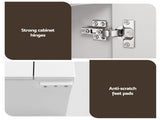 Artiss Buffet Sideboard Cabinet 180cm Cupboard Pantry Storage Drawer White DANA FURNI-L-BF02-WH-ABC