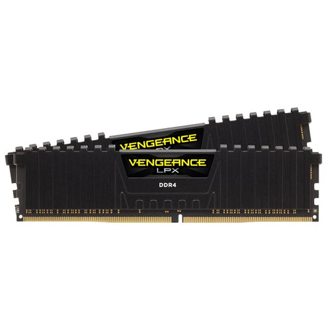 CORSAIR Vengeance LPX 64GB 2x32GB DDR4 2400MHz C16 1.2V XMP 2.0 Black Desktop Gaming Memory AMD V177-L-MECMD4VL2X3224A
