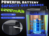 Portable Shower for Camping, 6000mAh Rechargeable Camping Shower with Intelligent LED V1107-132-11176-GRY