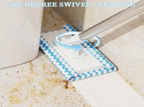 Disposable Dust Mop with 10 Reusable Cloths, New Lightweight Mini Mop, Convenient Flat Mop for Tight V1366-AZ2-W-10940