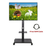 Heavy Duty Swivel Floor TV Stand Tall Corner TV Mount Stand for 32-70" LCD LED V767-U-660XZ