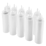 720ml 10pcs / Set Plastic Condiment Dispenser for Sauce Oil Cream Vineger V1294-YM0901-JY13531-01
