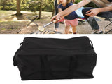 BBQ Tool Bag Portable Waterproof Dustproof Wear Resistant Black BBQ Grilling Tool Storage Tote Bag V1294-YM0717-3111220225311