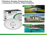 Lifesaver 9V Photoelectric Smoke Alarm V1202-V1-LIFLIFPE9M