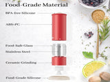 High-Performance USB-C Electric Pepper & Salt Grinder Set Adjustable Coarseness, One-Touch V1107-CS-DDHJYMQ