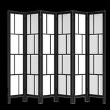 Levede 6 Panel Room Divider 170cm Freestanding Screen RD3004-6-BK