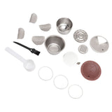 Stainless Steel Coffee Capsule Easy to Clean Silicone Lid Portable Multifunctional for Home Office V1294-YM0901-3113240188711