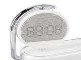 Bedside Lamp with Alarm Clock 15W Wireless Charging Nightstand Reading Light for Home Dorm Office V1294-YM0901-3119240146411