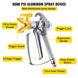 Airless Paint Spray Hose Kit 50ft 1/4in Swivel Joint 3600psi with 517 Tip V952-PQYCLS5030CMWMXP3V0
